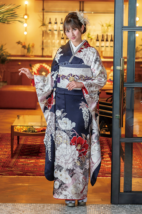 ゆゆ品　振袖フルセット　成人式　振袖　振袖5点セット　正絹 楽天市場】成人式 振袖 着物 セット HL アッシュエル ブランド 振袖